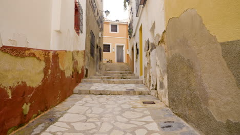 narrow alleyway in a spanish town