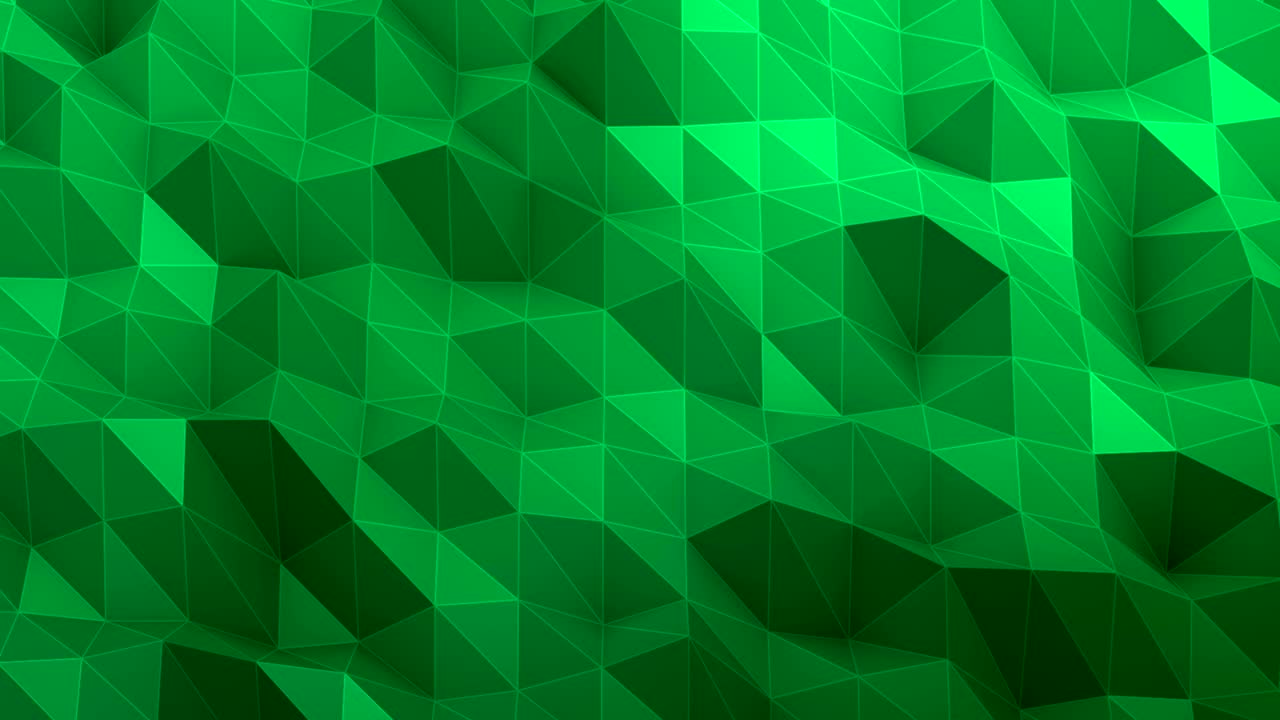 fondo verde del triángulo abstracto