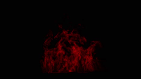 a swirling vortex of magical red fire energy on a black background. seamless loop ideal for spell casting, portals, or dramatic fantasy effects