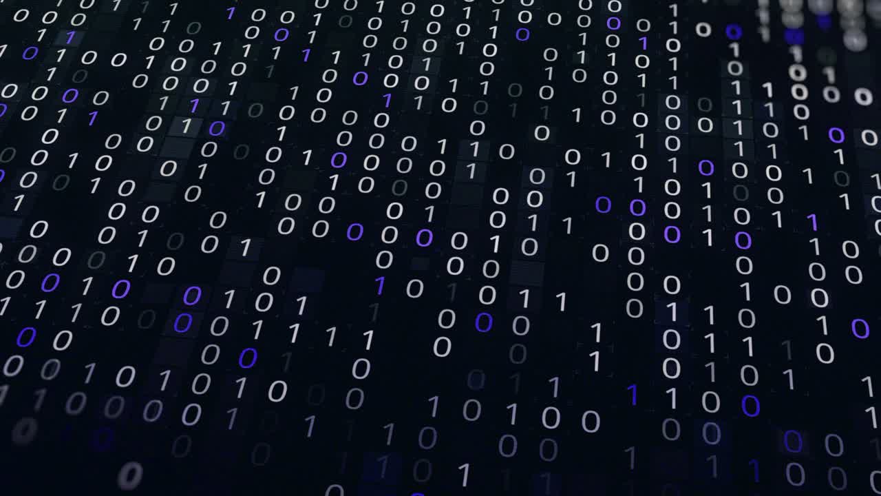 Fondo de código binario