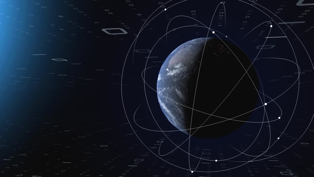 ciudad inteligente, mundo digital, concepto de red de comunicación global. gráfico de negocios 6g. negocio global.