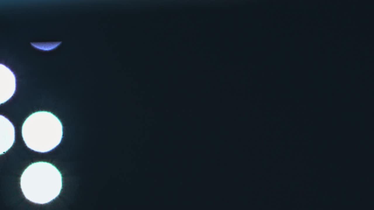 Blurred circles decorative background flashing lights bright of view