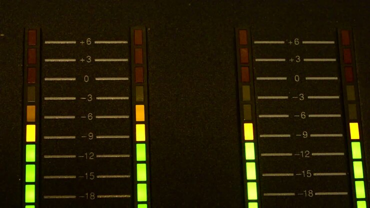 VU-metre på en lydmixerpult