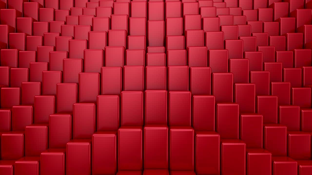 las cajas forman una onda