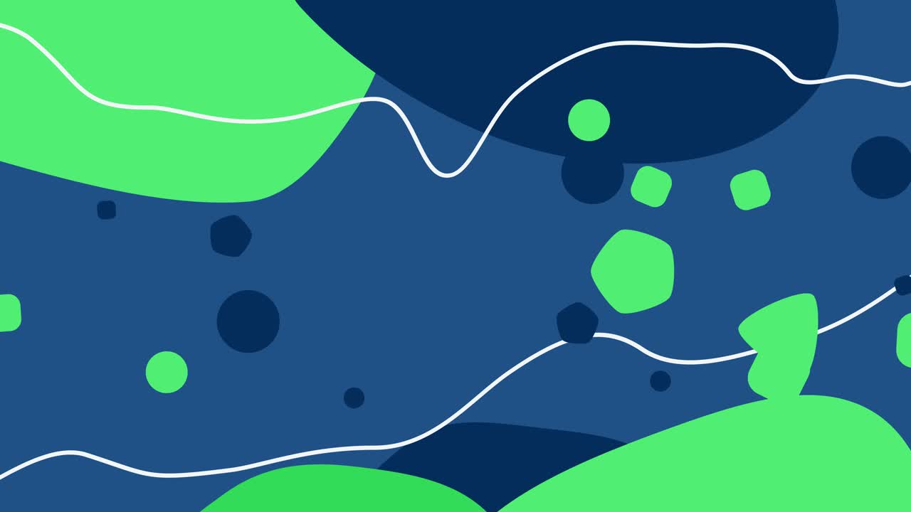 fondo de animación azul abstracto