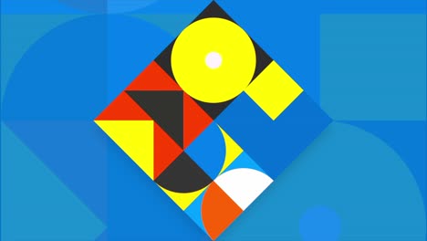 arte abstracto geométrico colorido