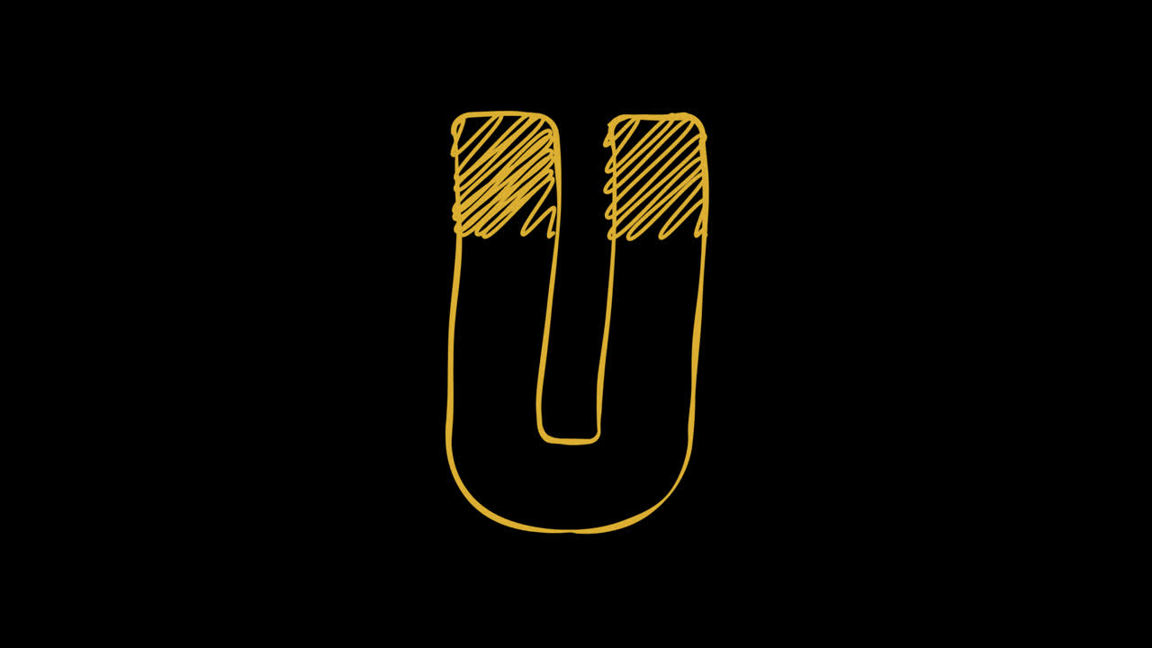 Premium stock video - Hand drawn doodle magnet concept loop animation ...