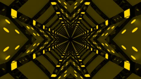 corredor de bucle abstracto amarillo