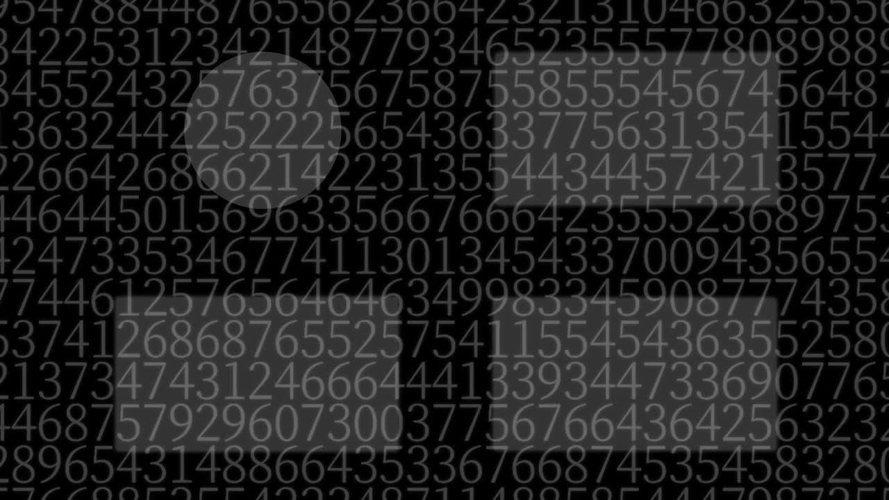 número aleatorio card de finalización pantalla de finalización gráficos de movimiento