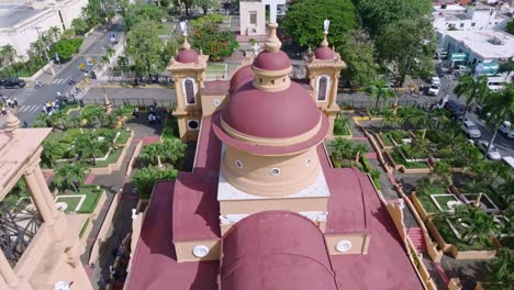 vuelo de aviones no tripulados sobre la histórica nuestra señora de la consolación, san cristóbal