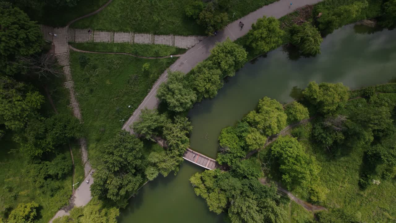화창한 날 공원에서 조감도