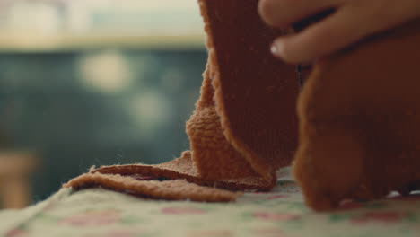 cutting and repairing fabric