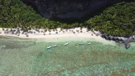 Vista-Aérea-De-La-Pintoresca-Playa-Frontón-Cerca-De-Las-Galeras-En-La-Península-De-Samaná-En-La-República-Dominicana.