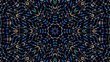 abstract kaleidoscope shining beautiful red blue line smooth motion with shining light motion