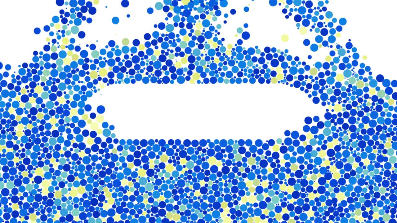 추상적인 다채로운 원 패턴 배경