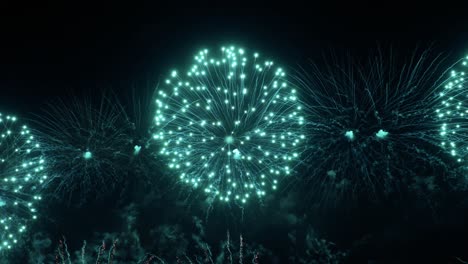 colorful fireworks exploding in the night sky. celebrations and events in bright colors.