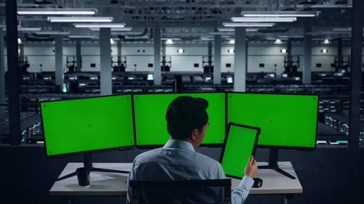 IT-tekniker overvåger serverrum
