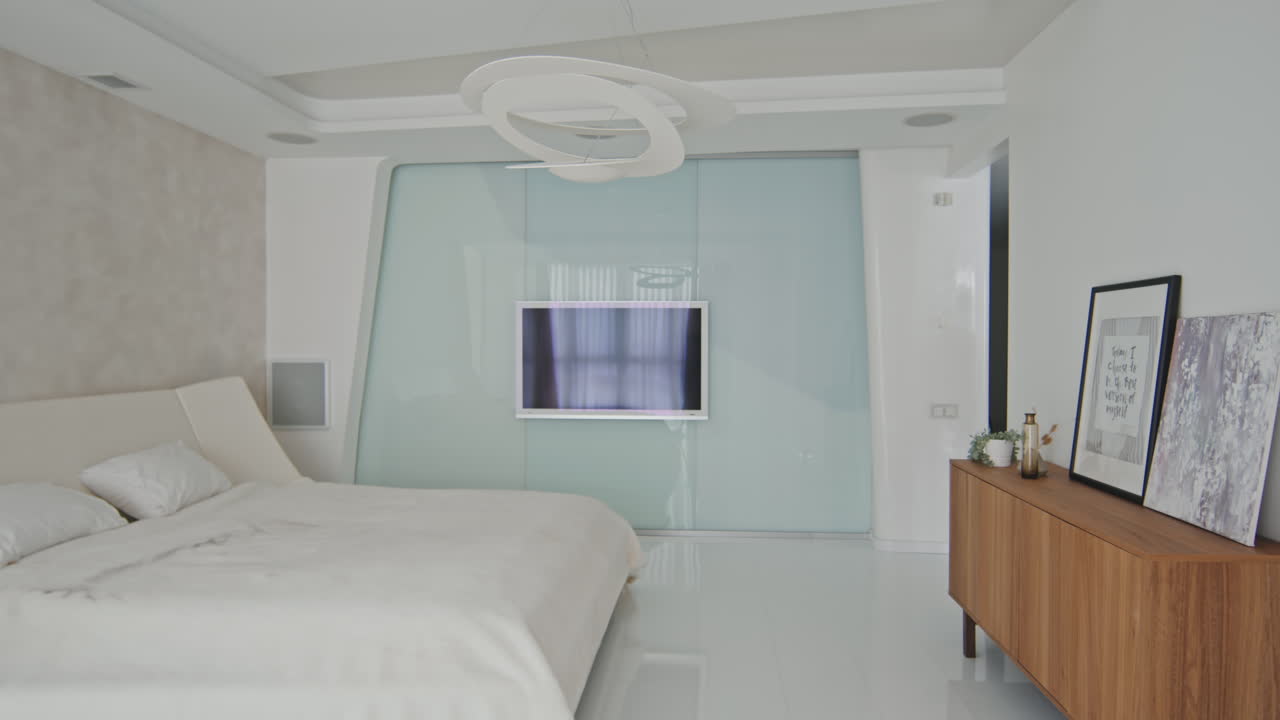 Spacious Bedroom In Minimalist Style