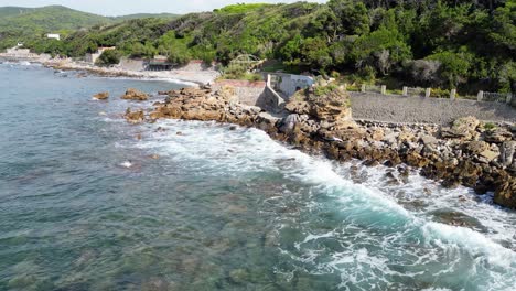 Tuscan-Coastal-Gem:-Exploring-the-Beauty-of-Quercianella-in-Italy-by-drone