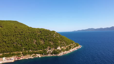 scenic view of famous prapratno beach on peninsula peljesac in dalmatia, croatia