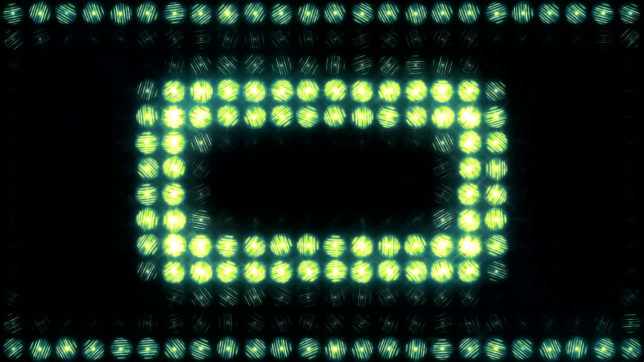 Square Pulse flashing light wall