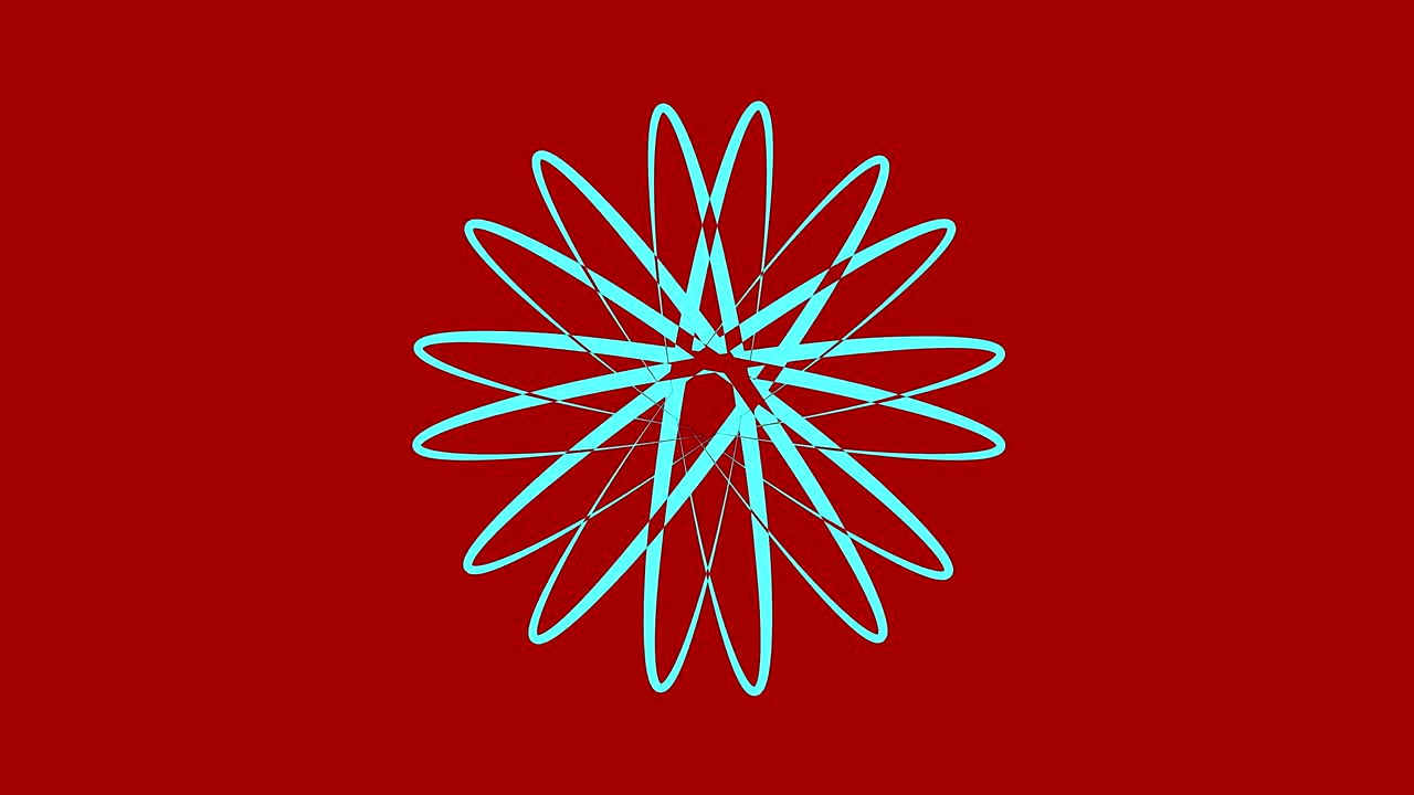 modelo de video 4k con efecto estroboscópico e hipnótico, en formato de video 16: 9.