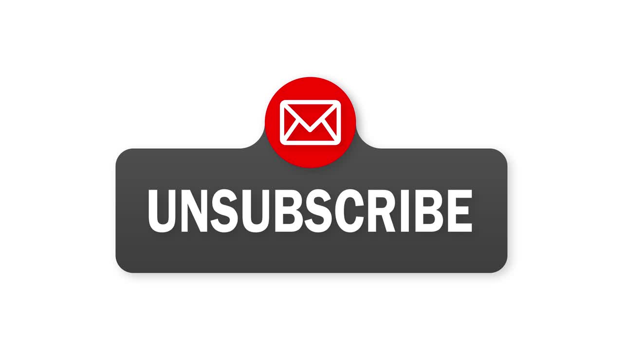 caja de texto y plantilla de botón de suscripción con el icono de la campana de notificación. gráficos de movimiento.