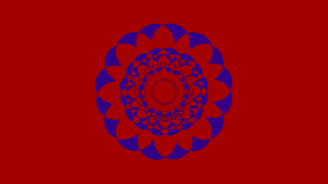 modelo de video 4k con efecto estroboscópico e hipnótico, en formato de video 16: 9.