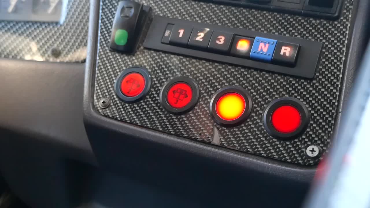 Close-up of a Vehicle's Control Panel