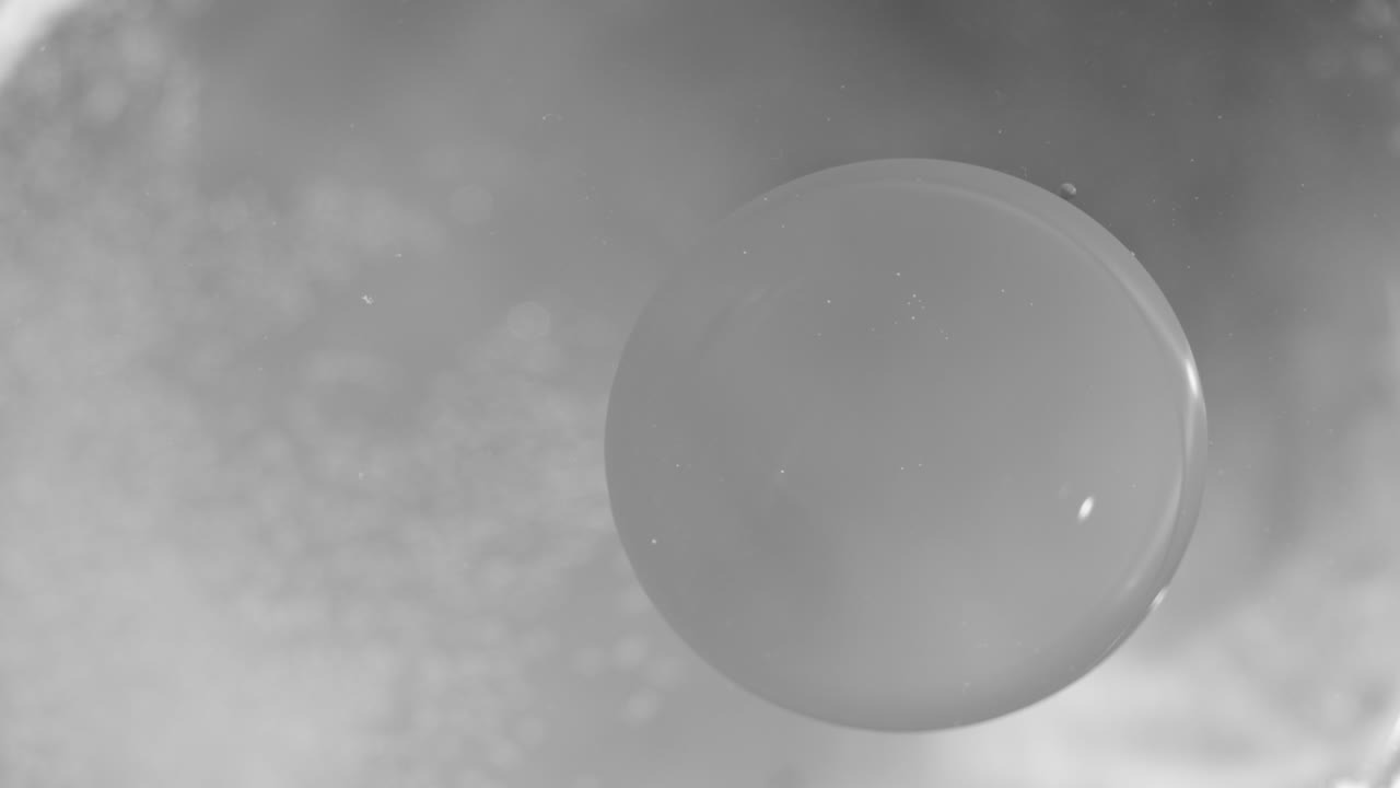 매크로 은 액체 융합 세포 오브 배경 텍스처