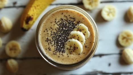 delicious banana smoothie