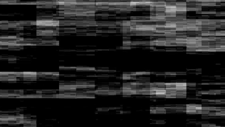 Digital Glitch and Signal Interference Effect