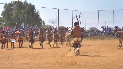 heritage day performances by traditional dancers at dithubaruba cultural festival