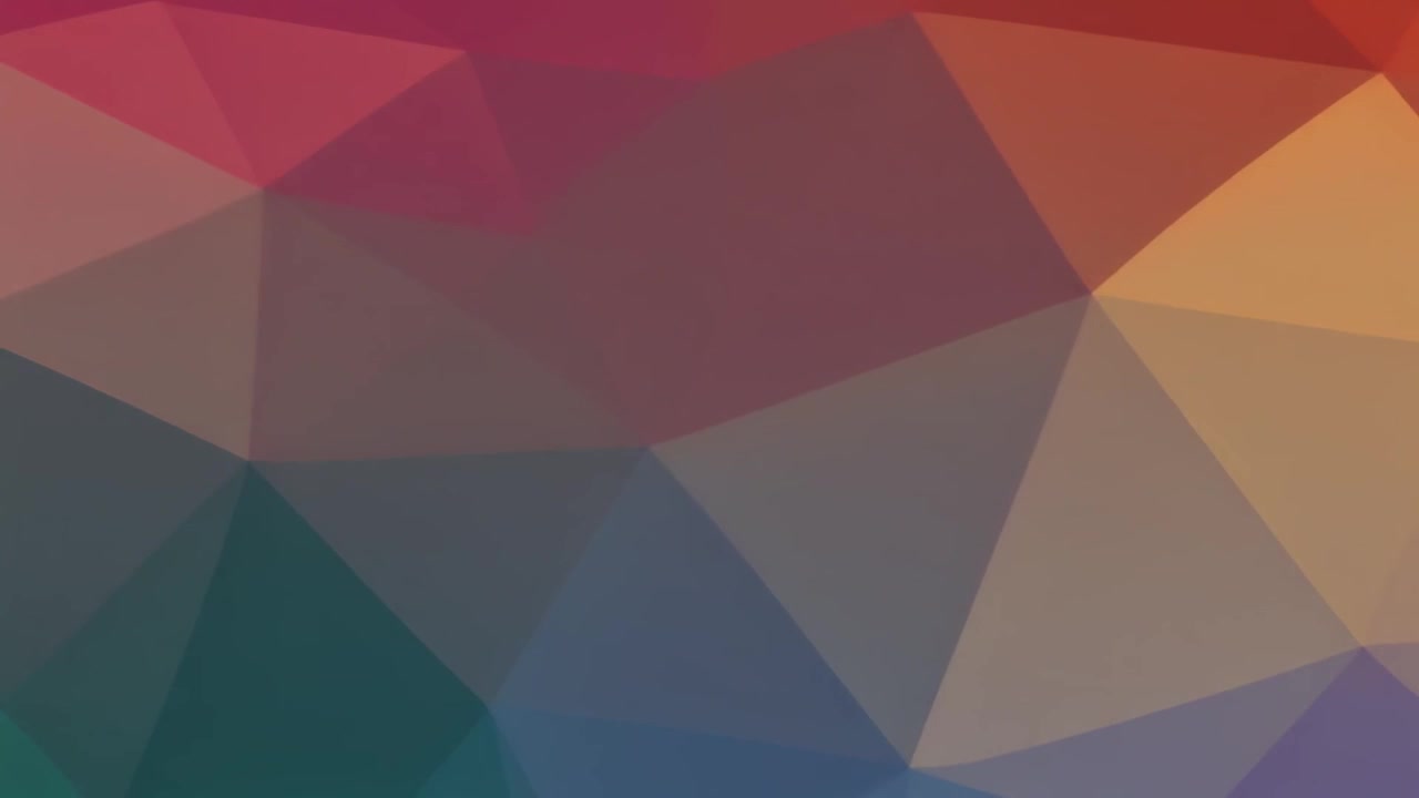 Abstract Geometric Low Poly Background with Shifting Gradient Colors