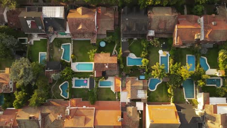 vicente lopez residential area in buenos aires city, aerial slider