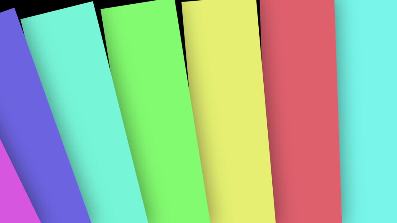Abstract Colorful Moving Stripes Background Animation