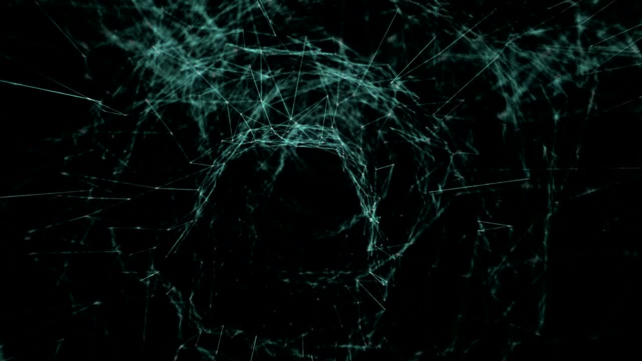 abstracto del espacio digital. túnel de datos de canal de pelado.