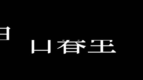 nippori japan kanji japanese text animation motion graphics