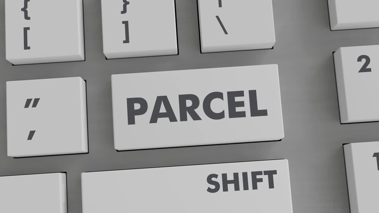 PARCEL BUTTON PRESSING ON KEYBOARD