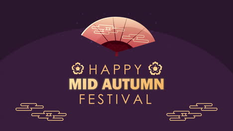 happy mid-autumn festival graphic design