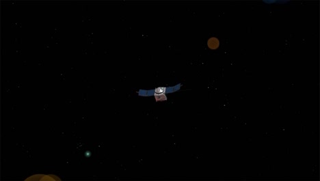 animación de la nasa del rover de la curiosidad acercándose a marte 1