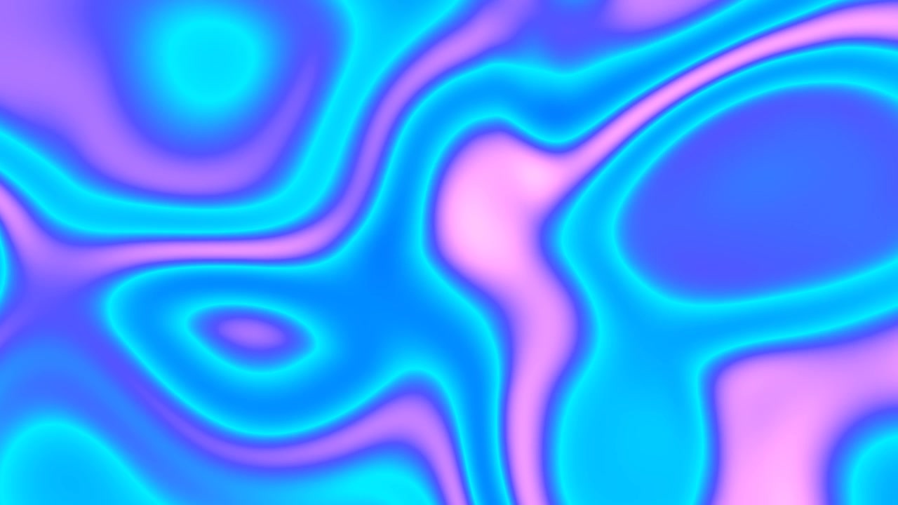 Fond abstrait vibrant d'ondes fluides roses et bleues