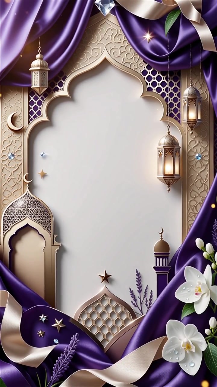 Compleanno del Profeta Maometto Mawlid al-Nabi Sfondo Islamico