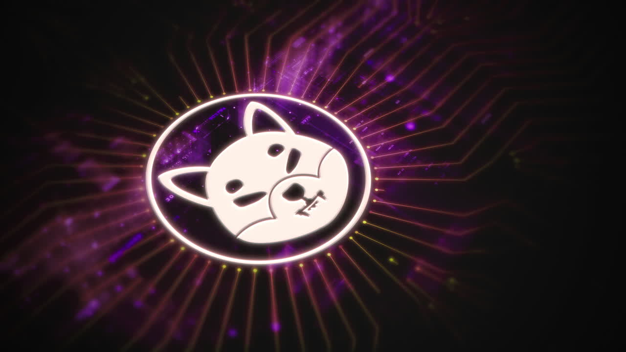 Futuristic digital background highlighting advanced cryptocurrency and encryption technology, featuring blockchain networks and secure cryptographic systems : Shiba, Shiba coin