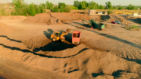 sand quarry operations