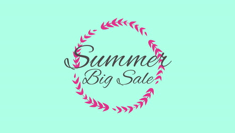 Summer-Big-Sale-with-red-flowers-in-circle