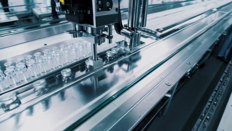 línea de producción farmacéutica automatizada