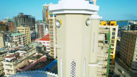 Aerial-View-Of-Al-Jumaa-Mosque-In-Dar-Es-Salaam