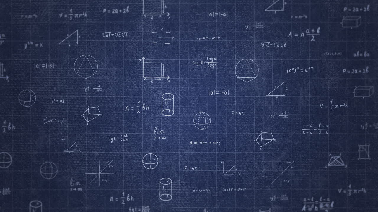 Animated Math Formulas Background