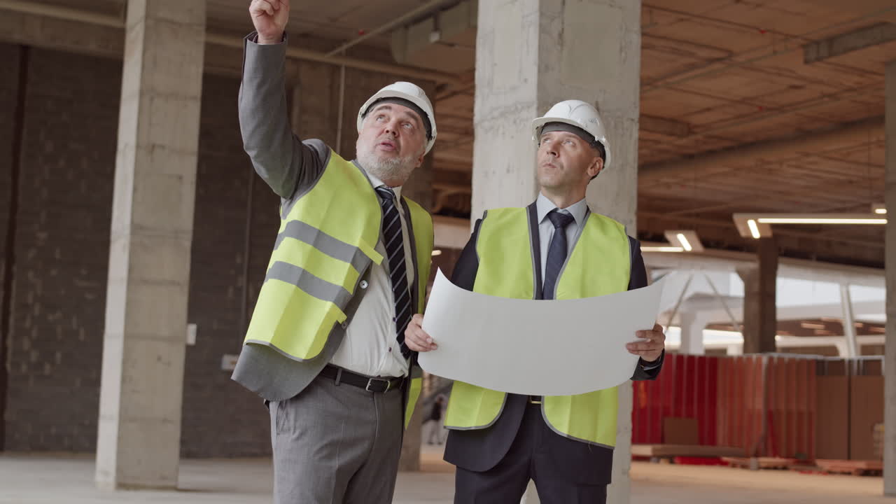 Male Architects at Construction Site